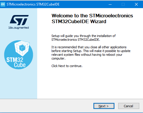 Solved: STM32CubeIDE installation gets stuck on License Ag ...