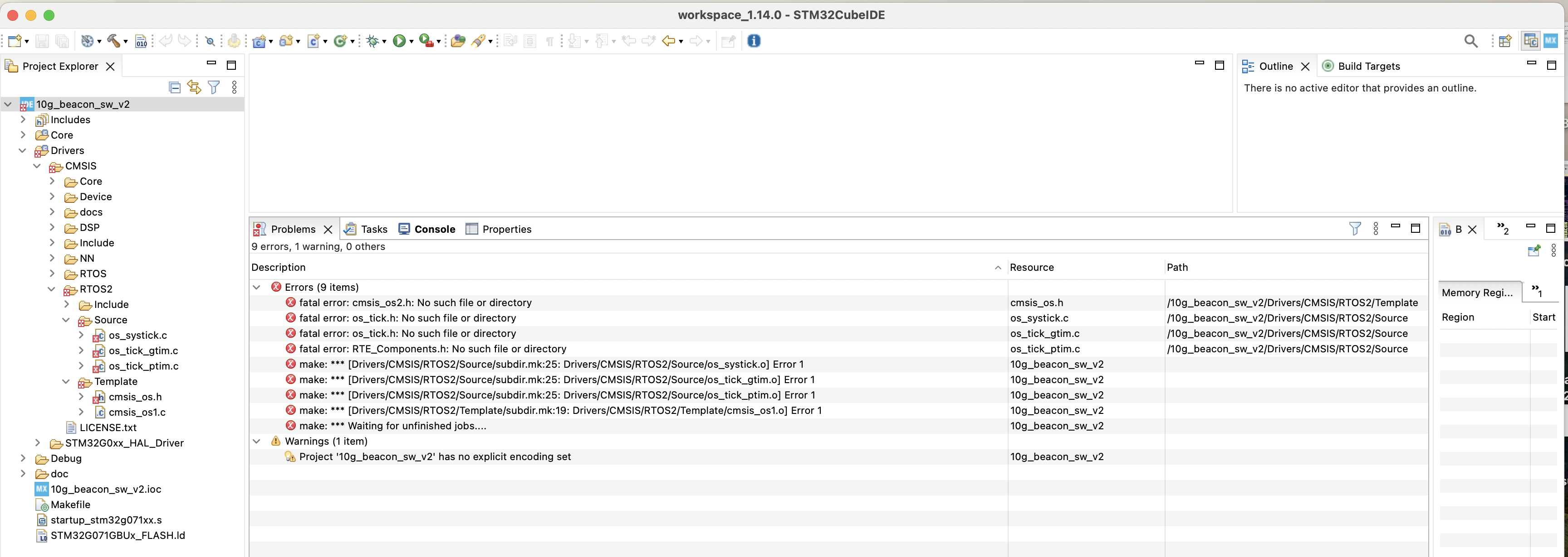 Solved: Compilation error - STMicroelectronics Community