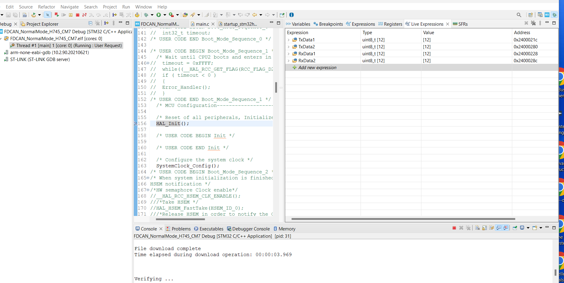Solved: ST LINK not Detected FDCAN in STM32 Normal Mode M ...