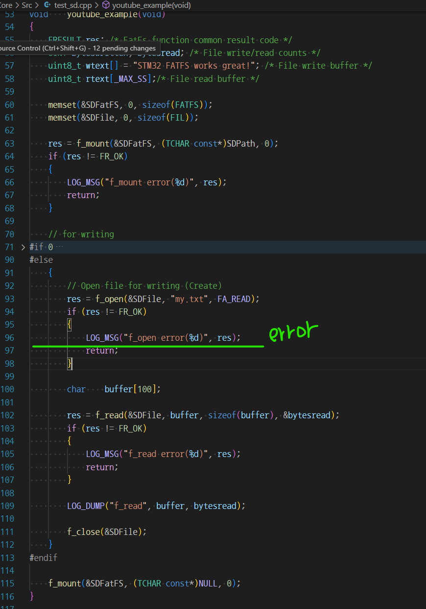 microSD is not working STM32H7B3IDK with TouchGFX STMicroelectronics