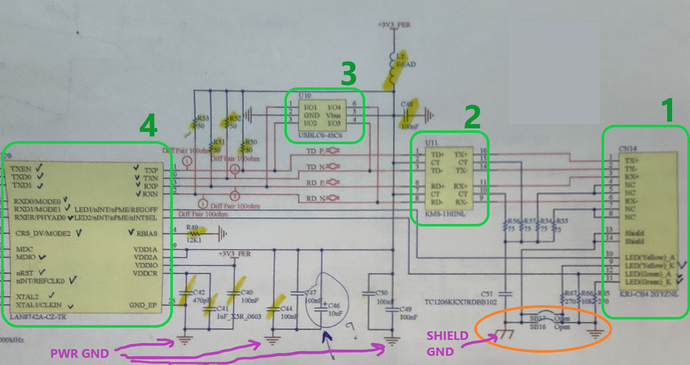 Solved SB16 and SB17 solder bridge on a nucleof207zg wit