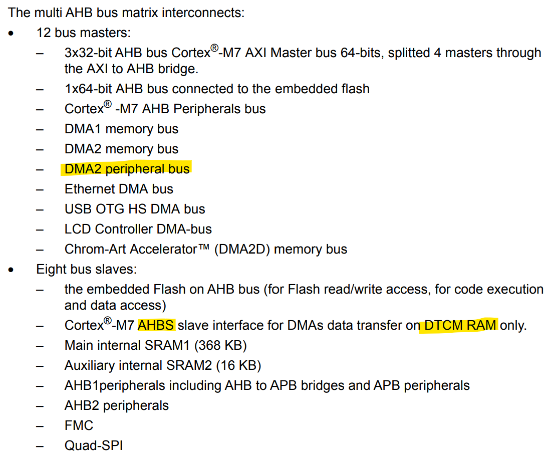 Solved: Using DMA from ADC to DTCM with STM32F765VITx ...