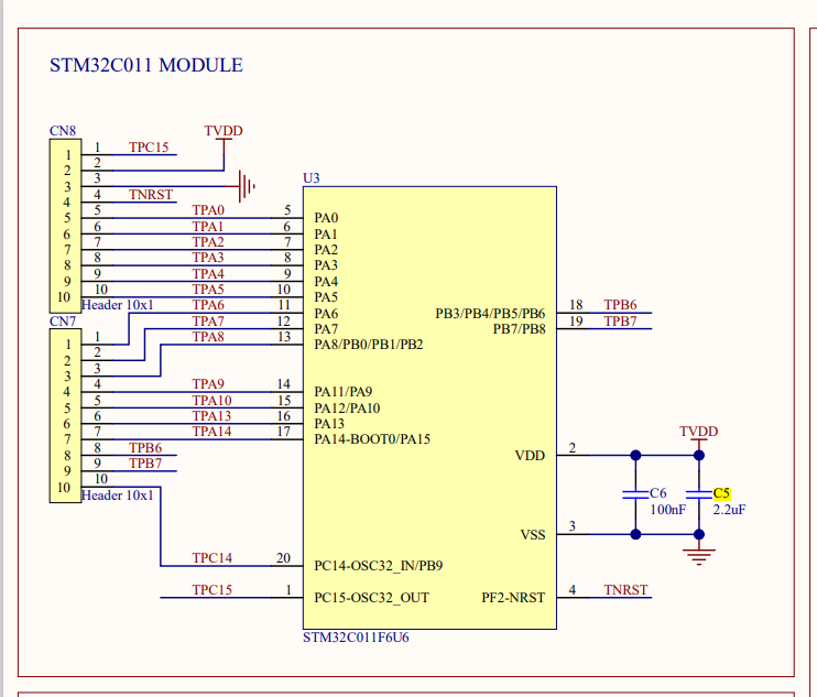 Solved: Hi, I Have The STM32C011F6-DK And I Am Wondering ...