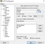 putty configuration
