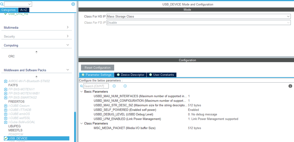 STM32 USB MSC (Mass Storage Class) » ControllersTech