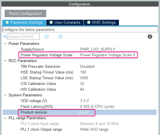 Figure 3 – RCC configuration