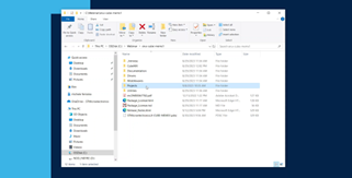 Project folder inside X-CUBE-MEMS1 software package