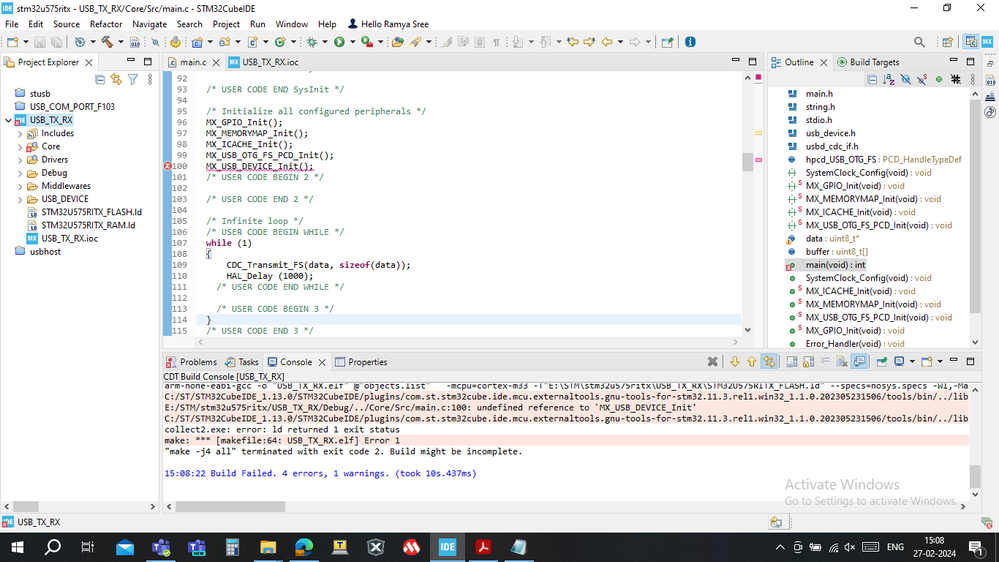 this is the error in console