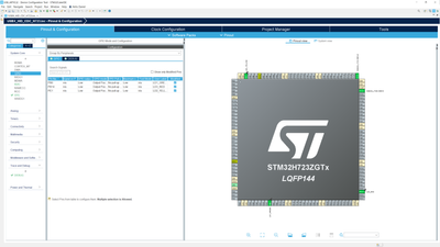 Fig 2. STM32CubeMX - GPIO Settings