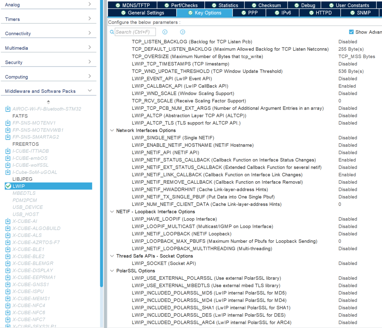 LWIP Raw API connection to a server aborted after ...