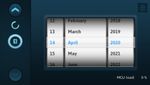 Date Picker in TouchGFX Demo 1