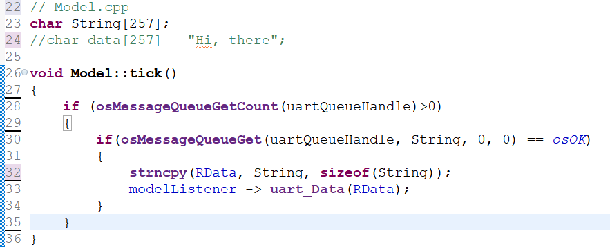 Problems with osMessageQueue - STMicroelectronics Community