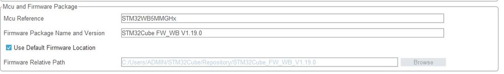 Firmware Package