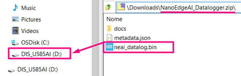 Figure 5 - Drag and Drop