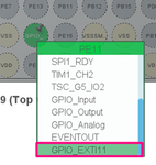 Figure 33 - EXTI's pin selection