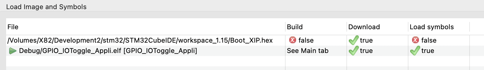 STM32H7R/S - bootflash/stm32cubeide, how to debug ...