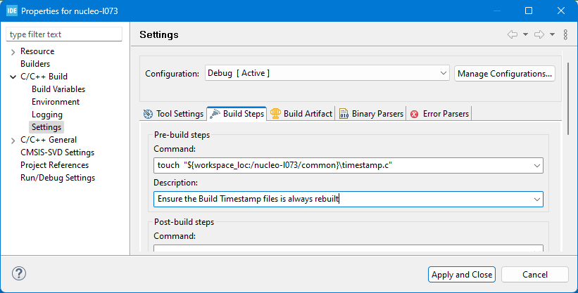 Solved: C-MACRO in Pre-Build script - STMicroelectronics Community