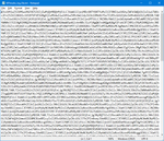 log file is unreadable