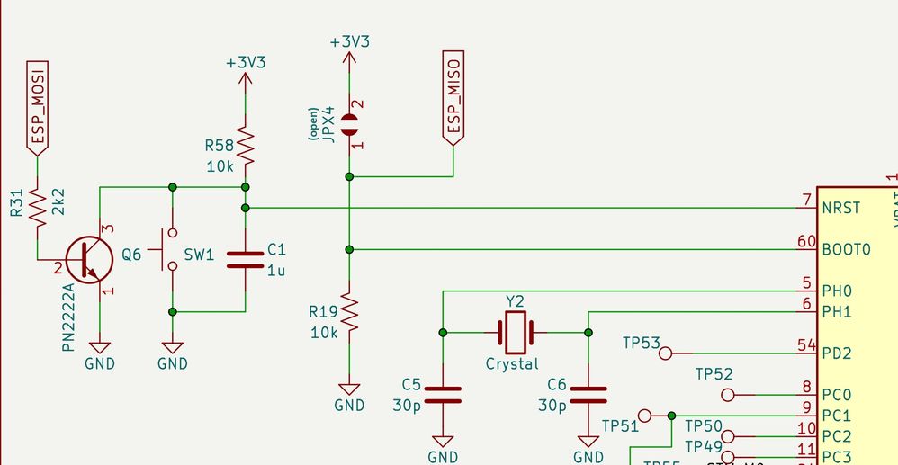 boot0 and RST schematic
