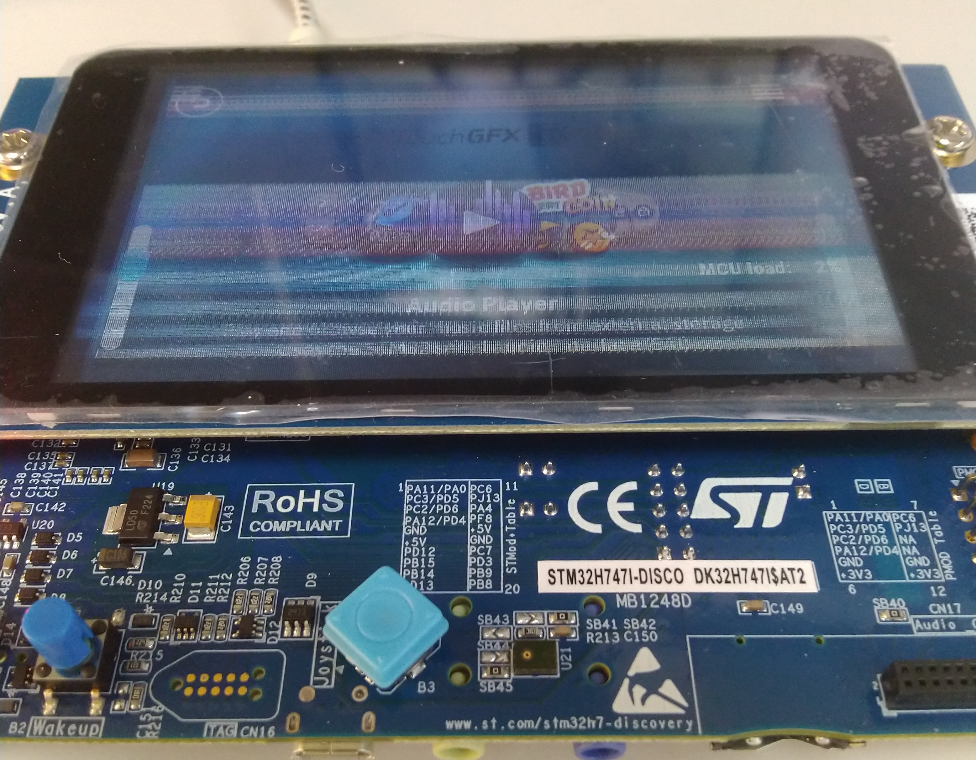 STM32H747I-DISCO tearing in double buffering