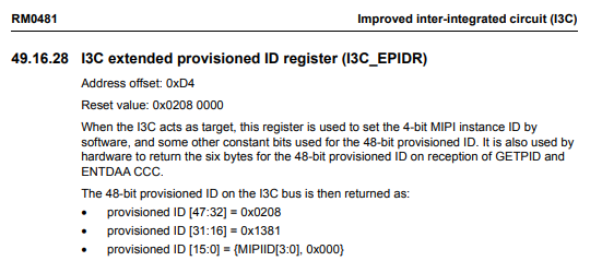 STM32H5 I3C dynamic address assignment - STMicroelectronics Community