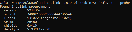 Solved: Blue pill (STM32F1) board gets programmed through ...