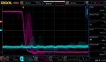 Comp HW output on falling edge with maximum GPIO slew rate