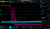 Comp HW output on falling edge with maximum GPIO slew rate