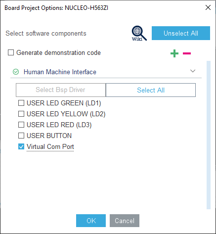 Figure 1 - Board Support Configuration