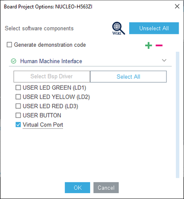 Figure 1 - Board Support Configuration