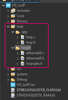 Figure 10 - Add LwIP step 5