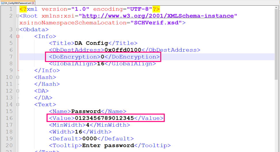 Figure 4. Editing the XML file - Notepad++