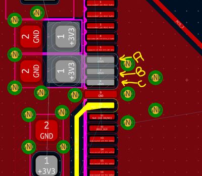 Optimized Decoupling Layout for STM32G0B0RET6