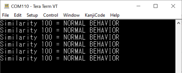 Figure 21 - Normal Behavior