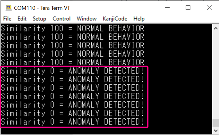 Figure 22 - Anomaly Detection