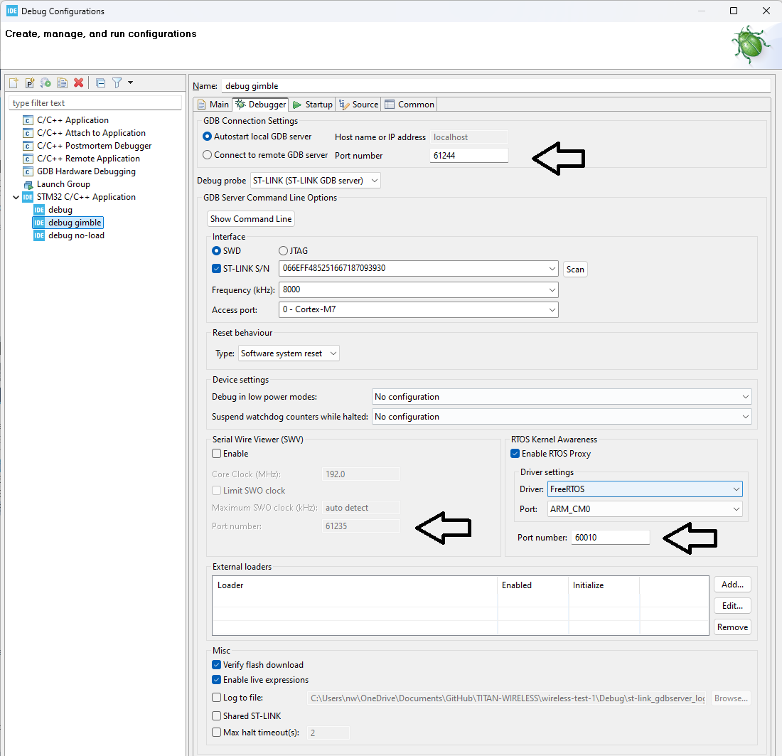 Solved: STMCUBE IDE can we use two debug window at time