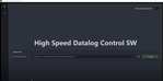 Figure 6: High Speed Datalog GUI – Connect button