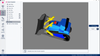 Figure 14: In the 3D model section of MEMS-Studio, the sensor fusion low power running on ISM330BX can be evaluated