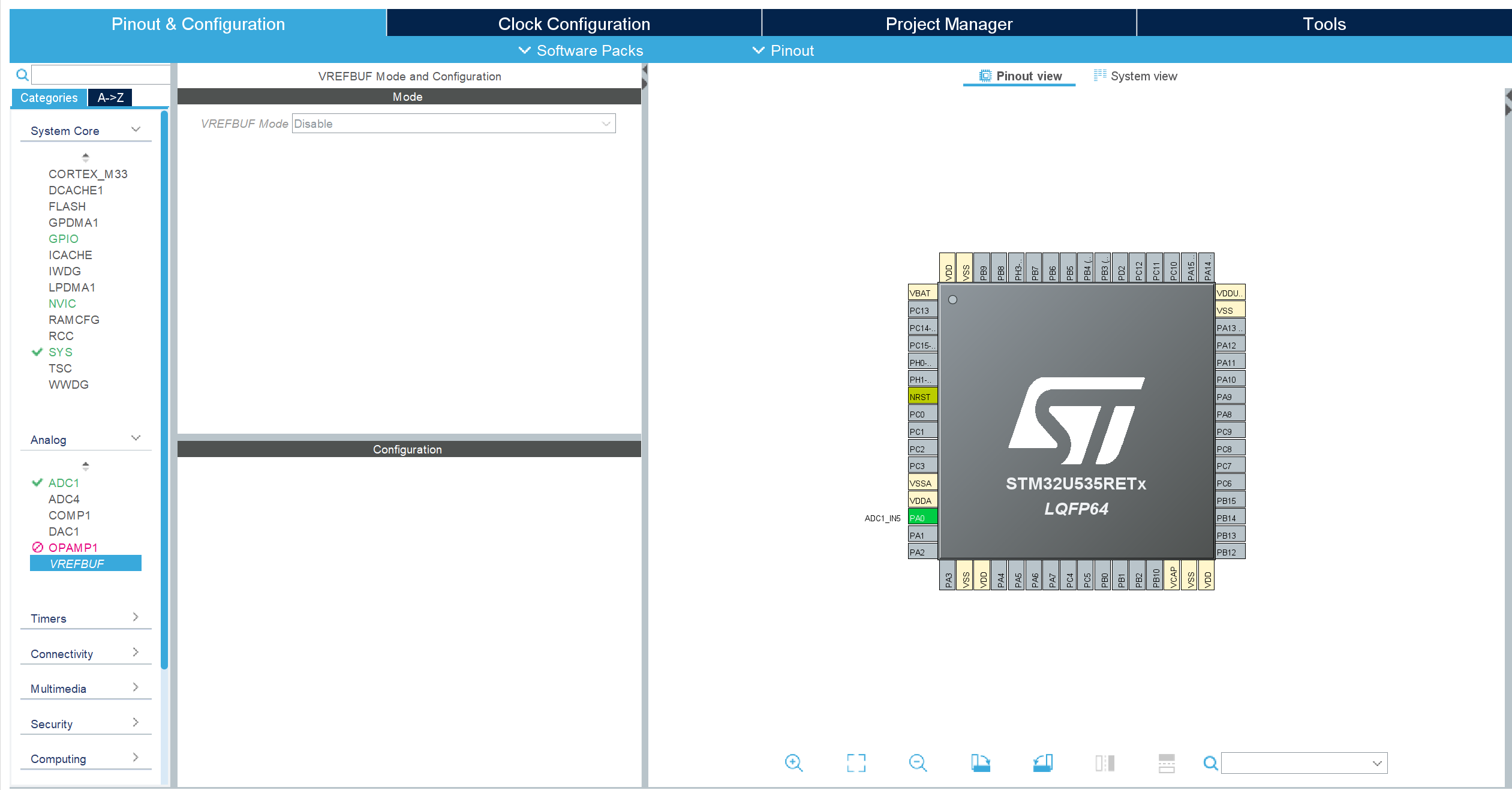 Solved: VREFBUF not available - STMicroelectronics Community