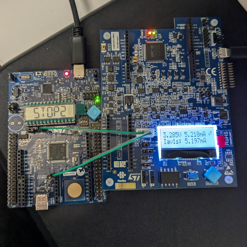 Running prior to select button