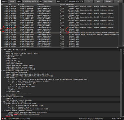 The OTA will respond with the notify and perform the reboot using the new application firmware.