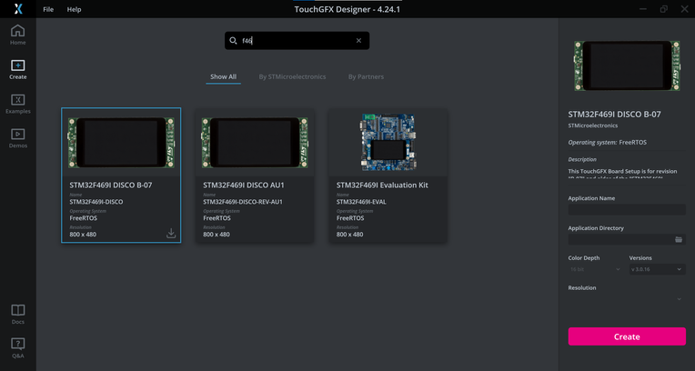 STM32F469I Disco TBS