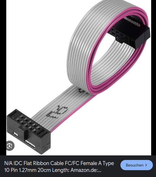 What type of connector for stlinkv2? STMicroelectronics Community