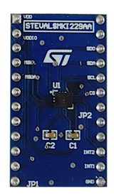 Figure 3: STEVAL-MKI229A (LSM6DSO16IS adapter board for a standard DIL24 socket)