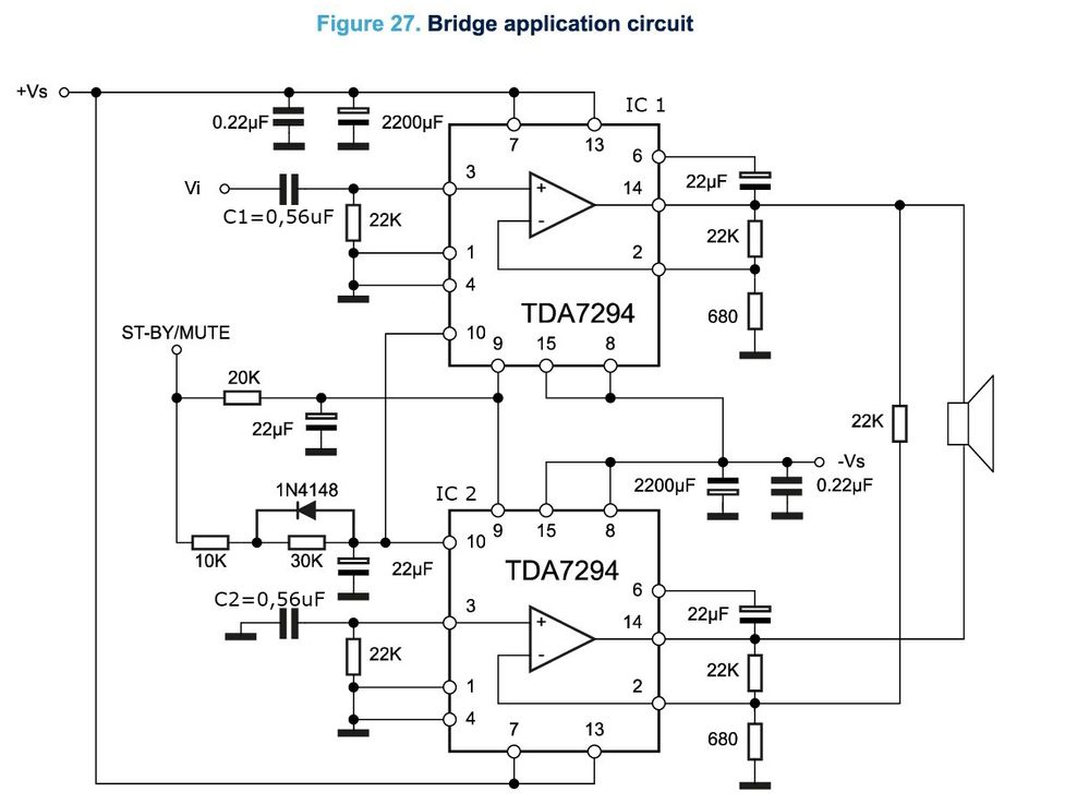 Datasheet - TDA7294 - 100 V, 100 W DMOS audio amplifier with mute-st-by - tda7294.jpg