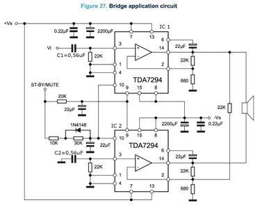 Datasheet - TDA7294 - 100 V, 100 W DMOS audio amplifier with mute-st-by - tda7294.jpg