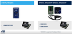 Figure 1: DIL24 adapter boards for MEMS sensors with ISPU