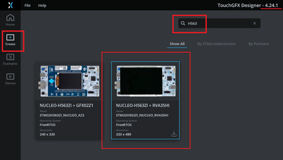 Solved: TouchGFX with NUCLEO-U575ZI- and RVA35HI