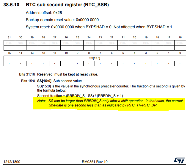 p5. RM0351 RTC_SSR register - note about SS & PREDIV_S.PNG