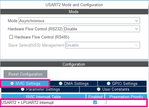 Fig. 20 - Activating the USART2 interrupt